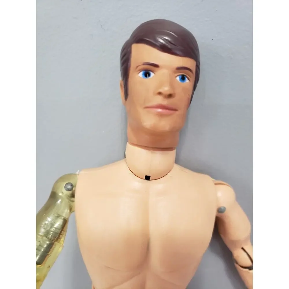 READ 1964 GI JOE MIKE POWERS ATOMIC MAN Action Figure Jumpsuit Camouflage Poncho